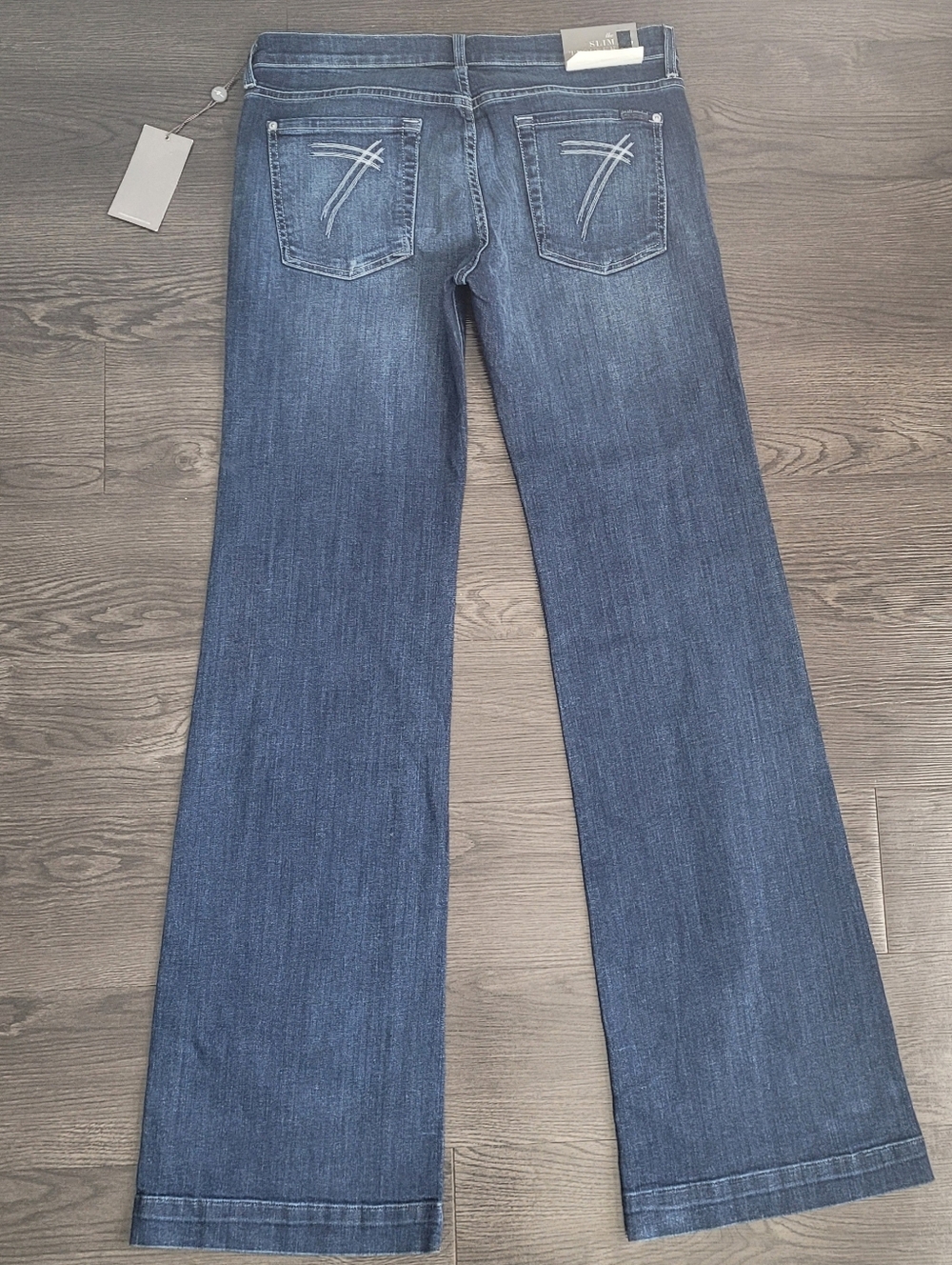 7 For All Mankind The Slim Trouser Dojo Jeans Size 32 Flare Y2K